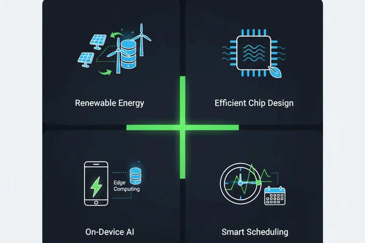Lösungsansätze für den ökologischen Fußabdruck von KI